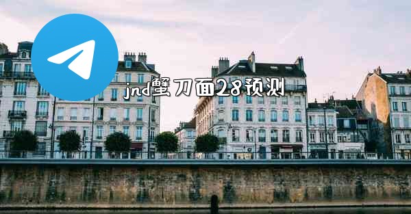 jnd蟹刀面28预测