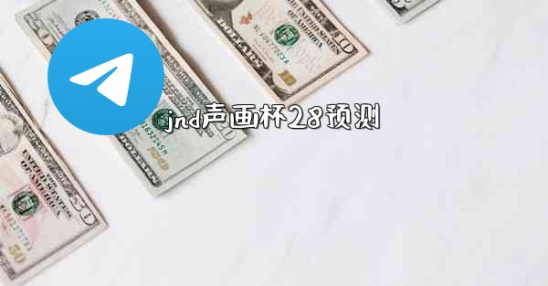 jnd声画杯28预测