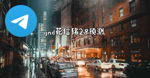 jnd花信猪28预测