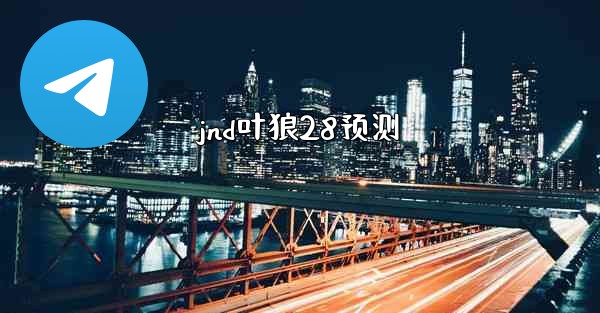 jnd叶狼28预测