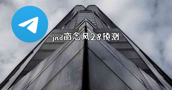 jnd窗念风28预测