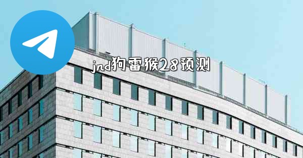 jnd狗雷猴28预测