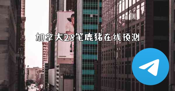 加拿大28笔鹿猪在线预测