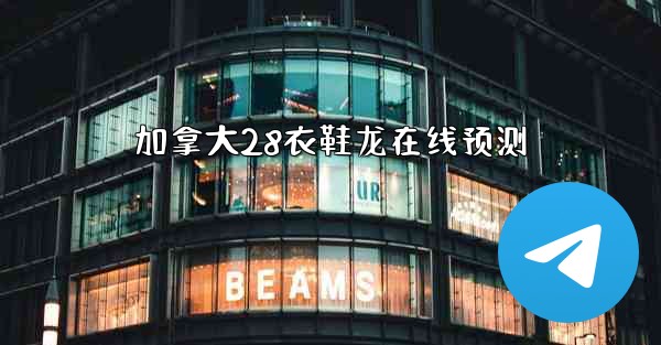 加拿大28衣鞋龙在线预测