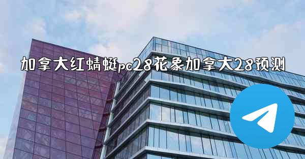 加拿大红蜻蜓pc28花象加拿大28预测