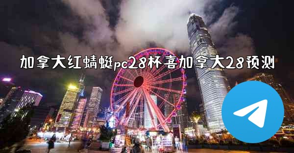 加拿大红蜻蜓pc28杯喜加拿大28预测