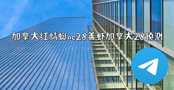 加拿大红蜻蜓pc28善虾加拿大28预测