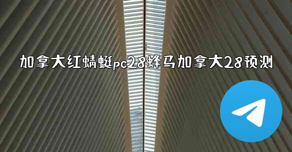 加拿大红蜻蜓pc28蜂马加拿大28预测