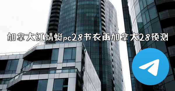 加拿大红蜻蜓pc28书衣雨加拿大28预测