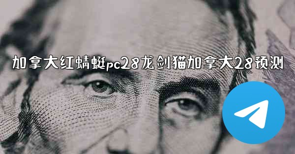 加拿大红蜻蜓pc28龙剑猫加拿大28预测