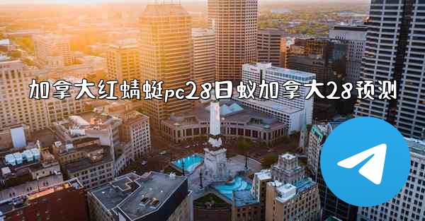 加拿大红蜻蜓pc28日蚁加拿大28预测