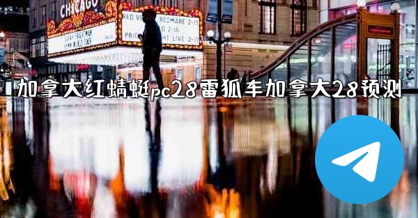 加拿大红蜻蜓pc28雷狐车加拿大28预测