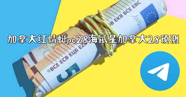 加拿大红蜻蜓pc28海鼠星加拿大28预测