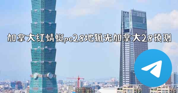 加拿大红蜻蜓pc28地狐光加拿大28预测