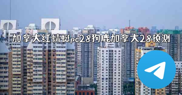 加拿大红蜻蜓pc28狗鹿加拿大28预测