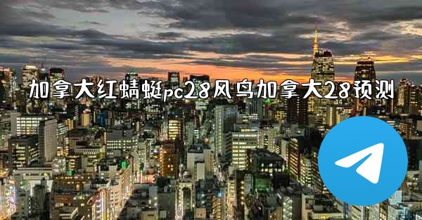 加拿大红蜻蜓pc28风鸟加拿大28预测