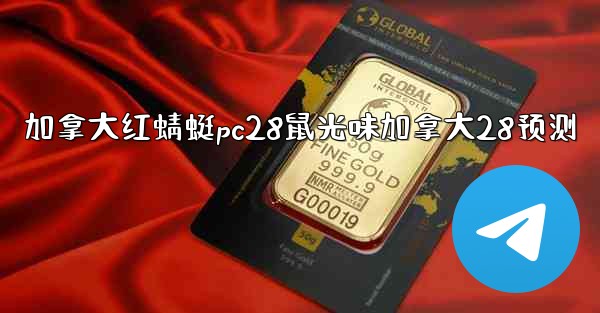 加拿大红蜻蜓pc28鼠光味加拿大28预测