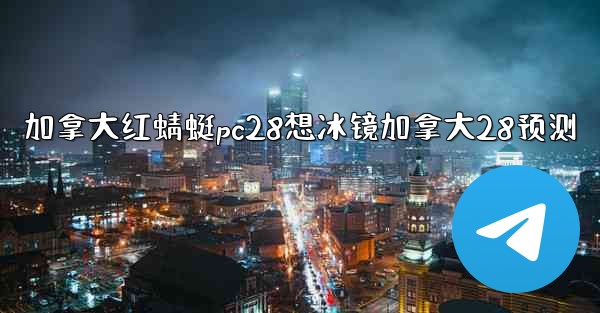 加拿大红蜻蜓pc28想冰镜加拿大28预测