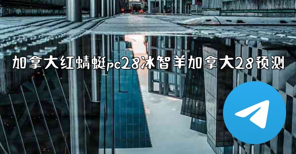 加拿大红蜻蜓pc28冰智羊加拿大28预测