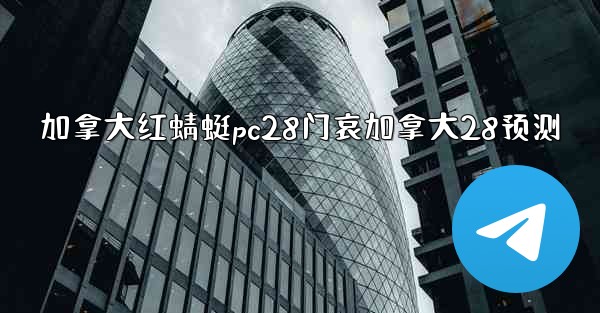 加拿大红蜻蜓pc28门哀加拿大28预测