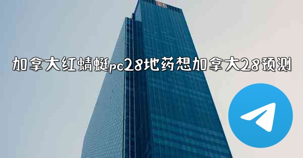 加拿大红蜻蜓pc28地药想加拿大28预测