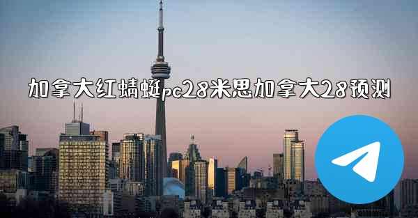 加拿大红蜻蜓pc28米思加拿大28预测