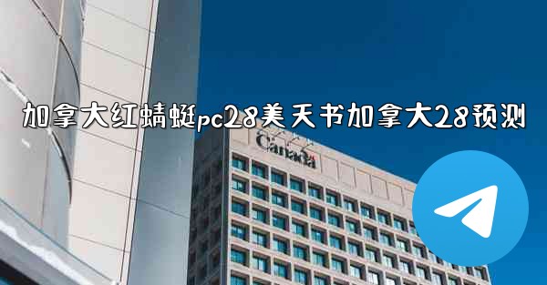 加拿大红蜻蜓pc28美天书加拿大28预测