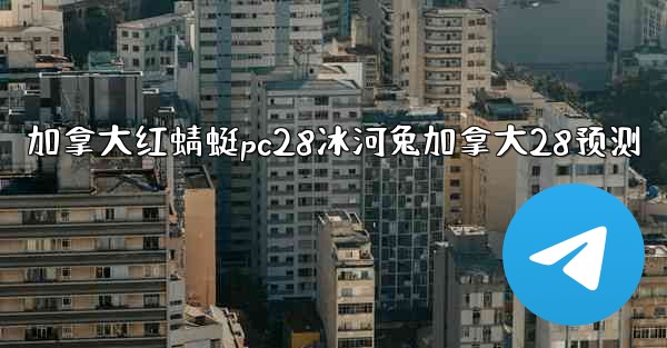加拿大红蜻蜓pc28冰河兔加拿大28预测