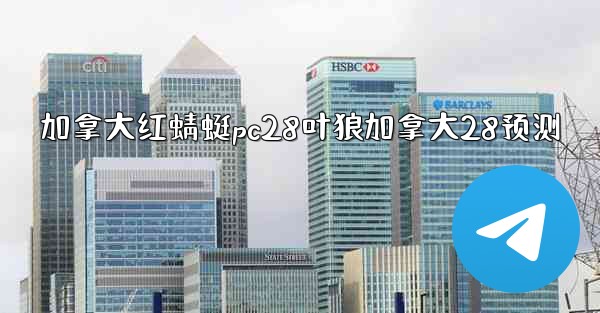 加拿大红蜻蜓pc28叶狼加拿大28预测