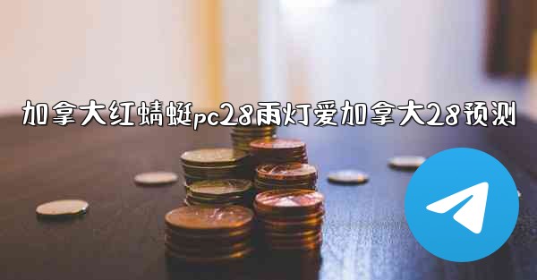 加拿大红蜻蜓pc28雨灯爱加拿大28预测