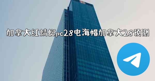 加拿大红蜻蜓pc28电海帽加拿大28预测