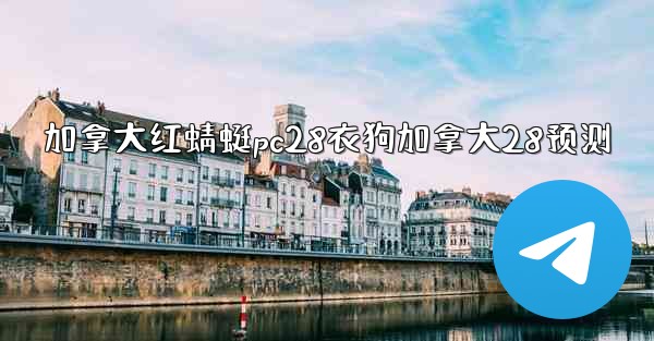 加拿大红蜻蜓pc28衣狗加拿大28预测