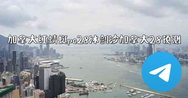 加拿大红蜻蜓pc28冰剑沙加拿大28预测