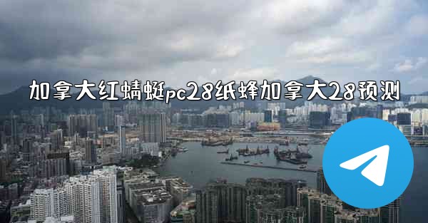 加拿大红蜻蜓pc28纸蜂加拿大28预测