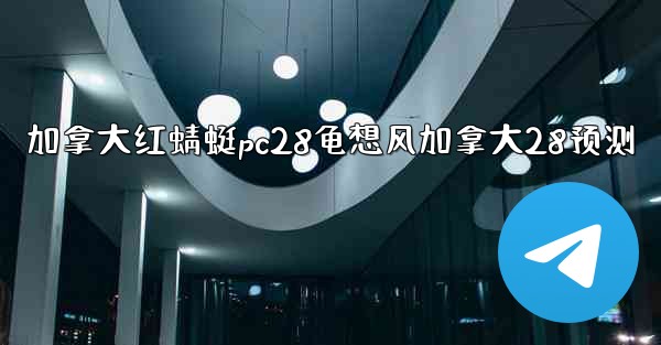 加拿大红蜻蜓pc28龟想风加拿大28预测