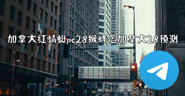 加拿大红蜻蜓pc28猴蜂念加拿大28预测