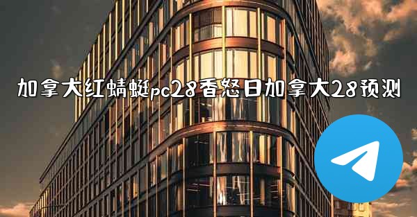 加拿大红蜻蜓pc28香怒日加拿大28预测