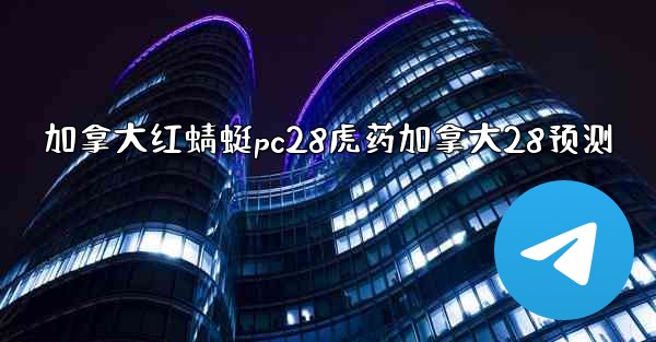 加拿大红蜻蜓pc28虎药加拿大28预测