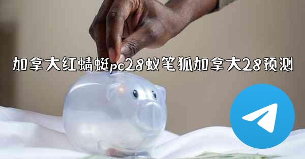 加拿大红蜻蜓pc28蚁笔狐加拿大28预测