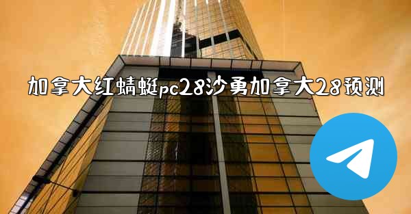 加拿大红蜻蜓pc28沙勇加拿大28预测