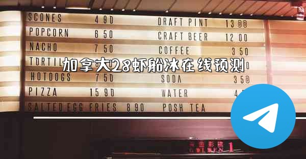 加拿大28虾船冰在线预测